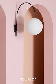 Curved Wall Light In Charcoal Wall Lights Curved Wall Light