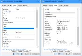 My os is windows 2000pro and my ie is 6.0 . Add Change And Remove File Property Details In Windows 10 Tutorials