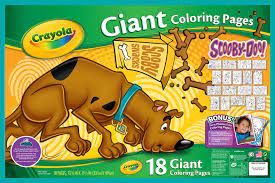 Scooby doo coloring book book. Giant Coloring Pages Scooby Doo Crayola
