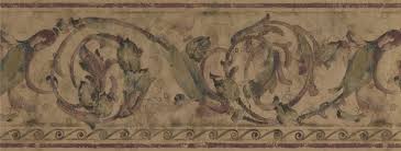 This retro wallpaper border has perfectly pretty border design, which helps to take room's style and appearance to the next level. Vintage Wallpaper Borders Gifted Parrot Com