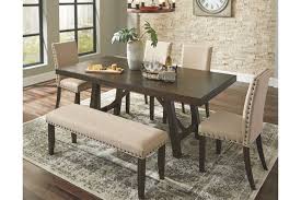 Rokane Dining Extension Table Ashley Furniture Homestore Dining Room Table Dining Table Light Brown Table
