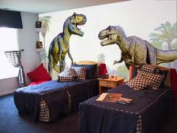 Dinosaur Theme Bedrooms How It Feels To Sleep As If Your Kids Are In Jurassic World Dinosaur Decor Bedroom Dinosaur Toddler Room Dinosaur Bedroom