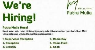 Maka demi perkembangan perusahaan, saat ini pt ajinomoto. Lowongan Kerja Hotel Putra Mulia Medan 2020 Terbaru Hari Ini