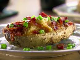 Twice Baked Potatoes Recipe Food Network Recipes Baked Potato Recipes Twice Baked Potatoes
