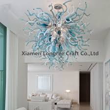 Großhandel Modernes Innen Chihuly Art Luxushotel Leuchter Kristall Groß Mit Led Birnen Brown Hand Durchgebranntem Murano Glas Für Wohnzimmer Von
