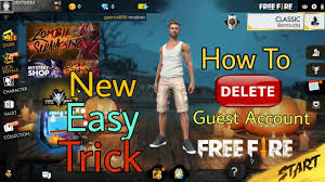 Please like and subscribe our channel. Delete Guest Account In Free Fire New Trick Youtube