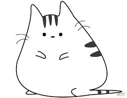Fat Cat coloring page | Free Printable Coloring Pages