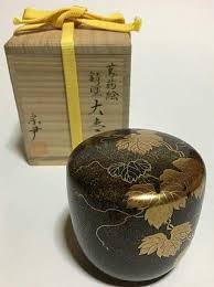 Tea Caddy Natsume And Chaire 194181 Japanese Lacquerware Japanese Antiques Japanese Tea Ceremony