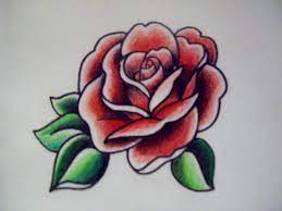 Pin By Allie B On Art Portfolio American Traditional Rose Traditional Tattoo Traditional Rose