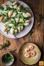 Stuffed shrimp make a quick and easy appetizer perfect for holiday parties. Cucumber Canapes With Shrimp Appetizers Sunday Supper Movement