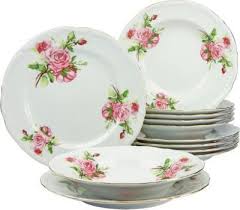 Creatable 16035 Tafelservice Maria Theresia Rosen Fur 6 Personen Rund Porzellan Rosa Gold 1 Set 12 Teilig Jetzt Bestelle Geschirr Kuche Esszimmer Kuche