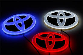 4d Lighted For Toyota Vw Audi Bmw Led Car Emblem With White Blue Red Led Car Logo Light On Rear Auto Badge Lamp View 3d Car E Lighting Logo Car Emblem