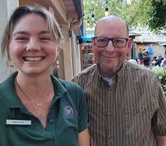 Birthday dinner with the fam!! Pic #1: Scott, Mike, Rainey, Jon-Jon, Kay,  Korina, & Todd. Pic #2: Me and our awesome server Katie!