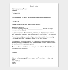 It sends notifications only for changes of the type that's specified in the subscription, for example, created. How To Write A Change Of Address Letter Format Samples