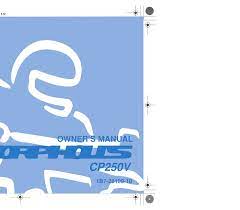 The issue is when i try to download the pdf file to save for offline use it tells me that i need a pro membership. Yamaha Morphous Cp250v Owner S Manual Pdf Download Manualslib