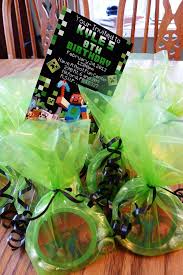 Birthday Party Inexpensive Party Favors For Adults Oh Noes Minecraft Party Favors Minecraft Party Birthday Party Crafts