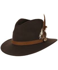 Women S Hicks Brown The Suffolk Fedora Gamebird Feather