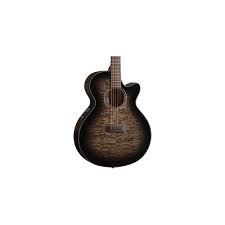 Matte Black Acoustic Electric Guitar Mitchell Mx420 Grand Auditorium Acoustic Electric Guitar Midnight Black Finish Guitar Acoustic Black