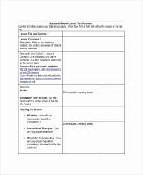 Standards Based Lesson Plan Template Best Of Lesson Plan Template 22 Free Word Pdf D Common Core Lesson Plans Lesson Plan Templates Weekly Lesson Plan Template