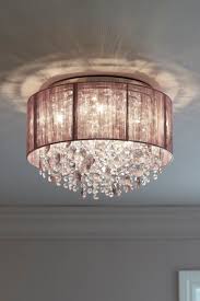 Next Palazzo 4 Light Flush Fitting Purple Bedroom Ceiling Light Ceiling Lights Uk Ceiling Lights