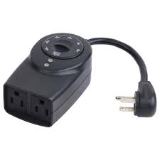 Defiant 1250 Watt Outdoor Light Sensing Timer With 2 Grounded Outlets Black Tm142dolbd The Home Depot