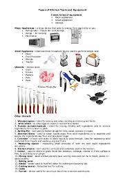 Different types of kitchen utensils and equipment. Doc Types Of Kitchen Tools And Equipment Alodie Asuncion Academia Edu