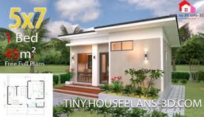 At roughly 400 ft2, it is one of the largest tiny houses that you can put on wheels. Small House Plans 5x7 With One Bedroom Gable Roof Samphoas Plan