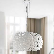 Dionisio Sospensione Bianco Design Arte E Luce Roma Plafoniere Illuminazione Piantane