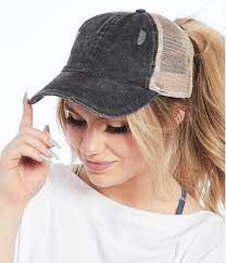 Ponytail Hat Vintage Hat Vintage Trucker Hat Baseball Cap Etsy In 2021 Hats For Short Hair Hat Hairstyles Baseball Cap Hairstyles