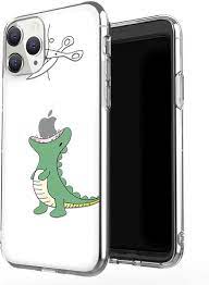 Cute iphone 11 pro max case. Amazon Com Jaholan Iphone 11 Pro Max Case Clear Cute Design Flexible Bumper Tpu Soft Rubber Silicone Cover Phone Case For Iphone 11 Pro Max 6 5 Inch 2019 Amusing Whimsical Hungry Dinosaur Green