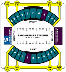 Unexpected Ladd Peebles Stadium Seating Dollar General Bowl