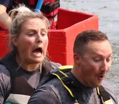 If you are curious how your police department did in today's Little Miami  Cardboard Boat Regatta, these pics of Officer Molly and Officer Ben should  provide the answer!