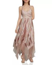 Bcbgmaxazria Embroidered Halter Gown Lace Dress Lace Dress Design Dresses