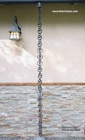 These help to channel the water down to the ground where it is either stored in a rain barrel or simply divert… Rainchains Com Home Facebook