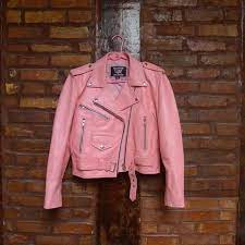 Pink Leather Jacket Pink Leather Jacket Leather Jacket Fashion