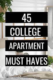 45 College Apartment Essentials Apartment Essentials College Bedroom Apartment First College Apartment