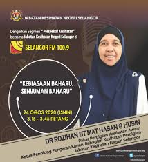 Jalan jambu bol 4/3e, section 4, 40604 shah alam, selangor darul ehsan tel: Kkm Portal Myhealth On Twitter Kebiasaan Baharu Senyuman Baharu Segmen Perspektif Kesihatan Bersama Jabatan Kesihatan Negeri Selangor Di Selangor Fm 100 9 Esok 3 15 Ptg Bersama Dr Rozihan Mat Hasan Husin Pakar