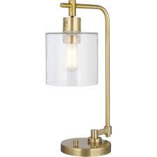 H satin steel led desk lamp. Hudson Industrial Desk Lamp Threshold Target