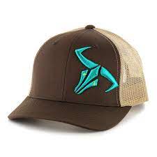 Go Left Apparel 6606t Br Kh Teal Sk Brown Tan Teal Cowgirl Hats Ball Cap Country Hats