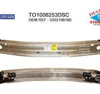 Front Bumper Impact Bar - Compatible with 2018 - 2023 Toyota Camry 2019  2020 2021 2022