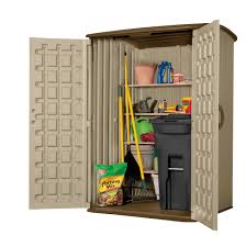 Find products from suncast at low prices. Patio Lawn Garden Outdoor Storage Shed For Backyards And Patios Suncast Vertical Utility Shed Wood Grain Texture Storage And Shelving For Garden Tools And Accessories Outdoor Storage