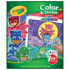 You can find here 2 free printable coloring pages of pj masks owlette. Crayola Pj Masks Color And Sticker Book Over 50 Stickers At Toys R Us
