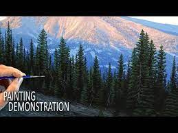 How to paint landscapes with a sense of depth? How To Paint Trees And Foreground Detail Acrylic Painting Youtube