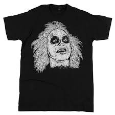 What Happens When You Say Beetlejuice Three Times Get Our New Beetlejuice Tee If You Want To Have Everyone S Favorite B Beetlejuice Tee Horror Tees Shirts
