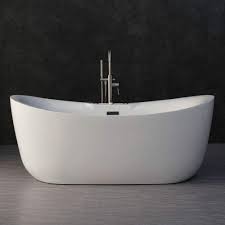 Find air massage bathtub manufacturers from china. Woodbridge B 0034 Bts1611 71 X 31 5 Whirlpool Water Jetted And Air Bubble Freestanding Bathtub Amazon Com