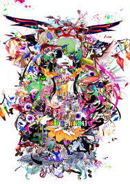 chaos umezawa kazuki ディズニーの塗り絵 サイケデリックアート 病みイラスト
