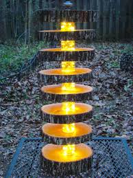 You could, of course, just buy a lamp. Idlights Wood Lamps Wood Slices Wood Diy