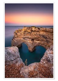 Sotavento (faro, loulé, são brás de alportel, olhão, tavira, vila real de santo antónio areas). Dirk Wiemer Herz Der Algarve Praia Da Marinha Portugal Poster Online Bestellen Posterlounge De