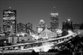Black And White City Skyline Boston Skyline Black And White Canvas Boston Skyline Photo Etsy Boston Skyline City Skyline Skyline