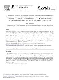 Penjaga (nyatakan hubungan keluarga jika bukan bapa atau ibu pemohon. Pdf Testing The Effects Of Employee Engagement Work Environment And Organizational Learning On Organizational Commitment